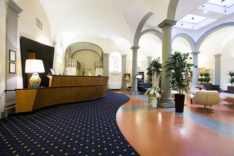 hotel centrale firenze hall